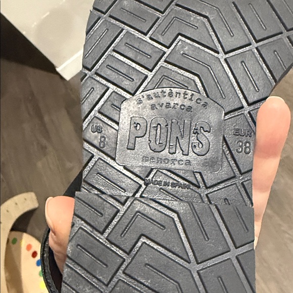 Pons Classic Avarcas black size 8 (38) - Picture 3 of 4